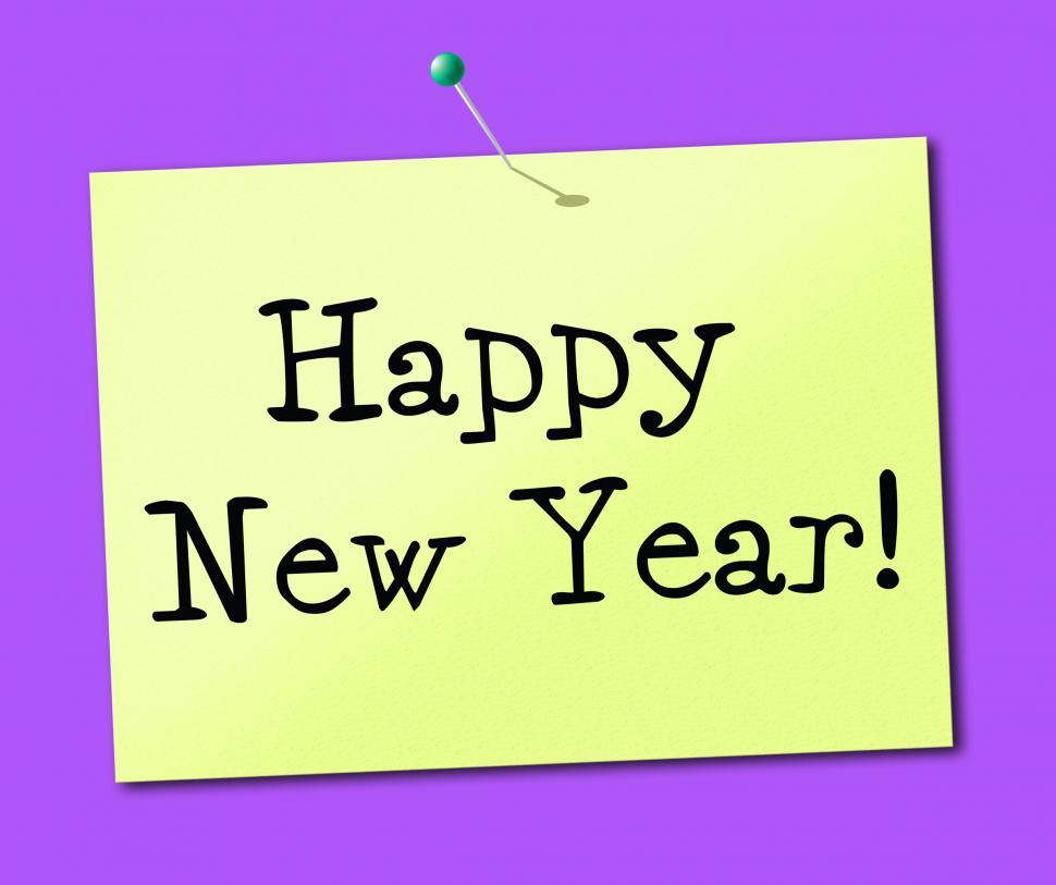 Free Image of Happy New Year Represents Celebrating Display And Festivities 
