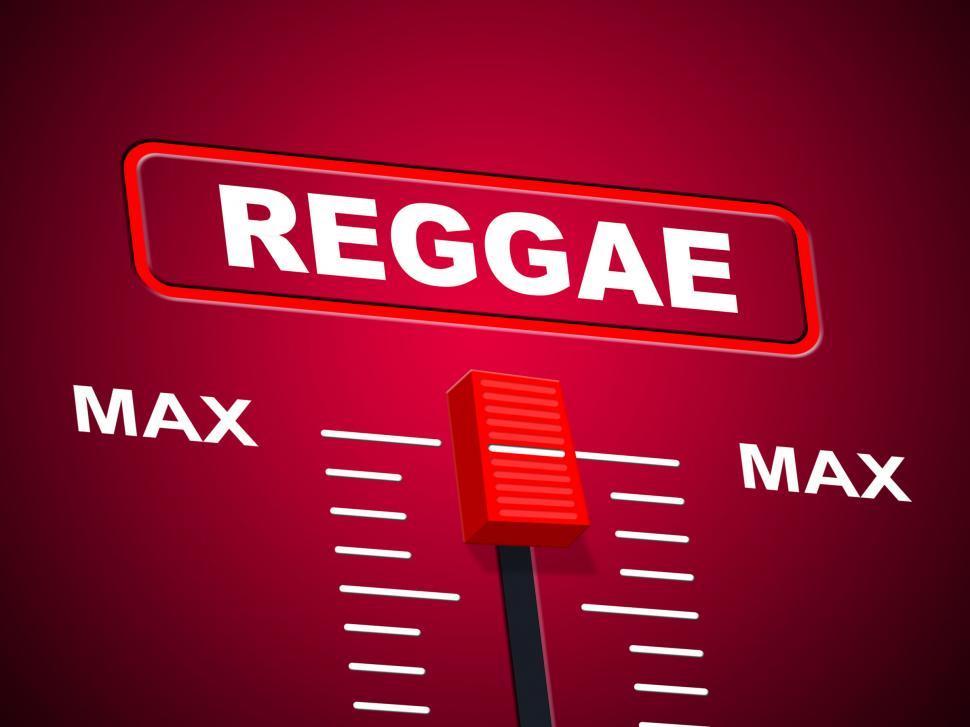 Free Image of Reggae Music Represents Sound Track And Ceiling 