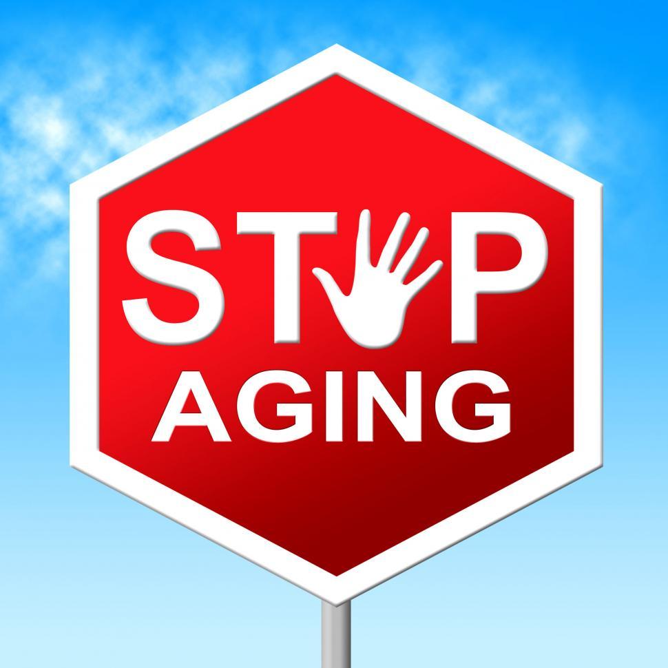 Free Image of Stop Aging Indicates Stay Young And Control 