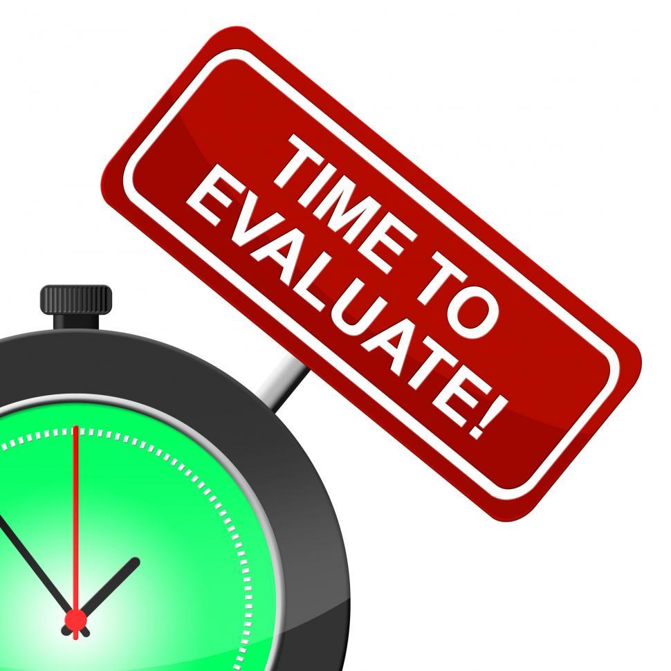 Free Image of Time To Evaluate Means Interpretation Evaluated And Assess 