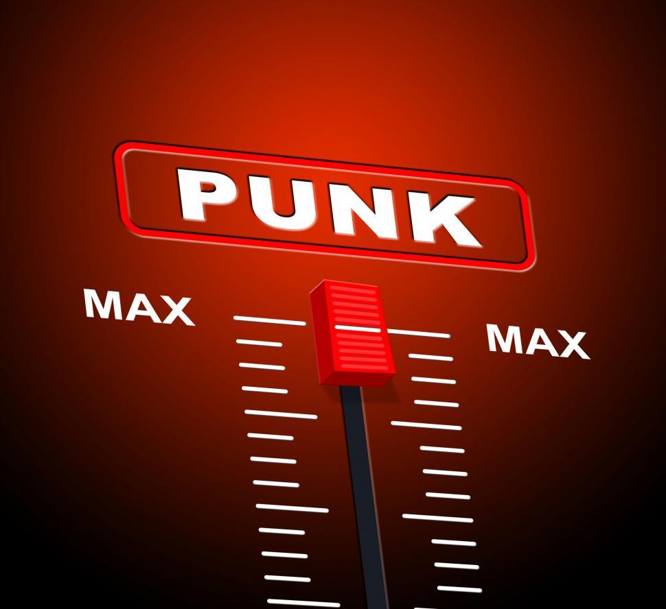 Free Image of Punk Music Means Track Remix And Frequency 