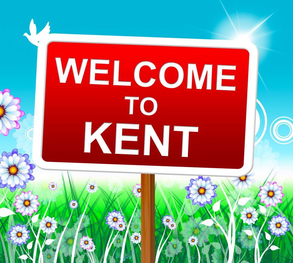 Free Image of Welcome To Kent Represents United Kingdom And Nature 