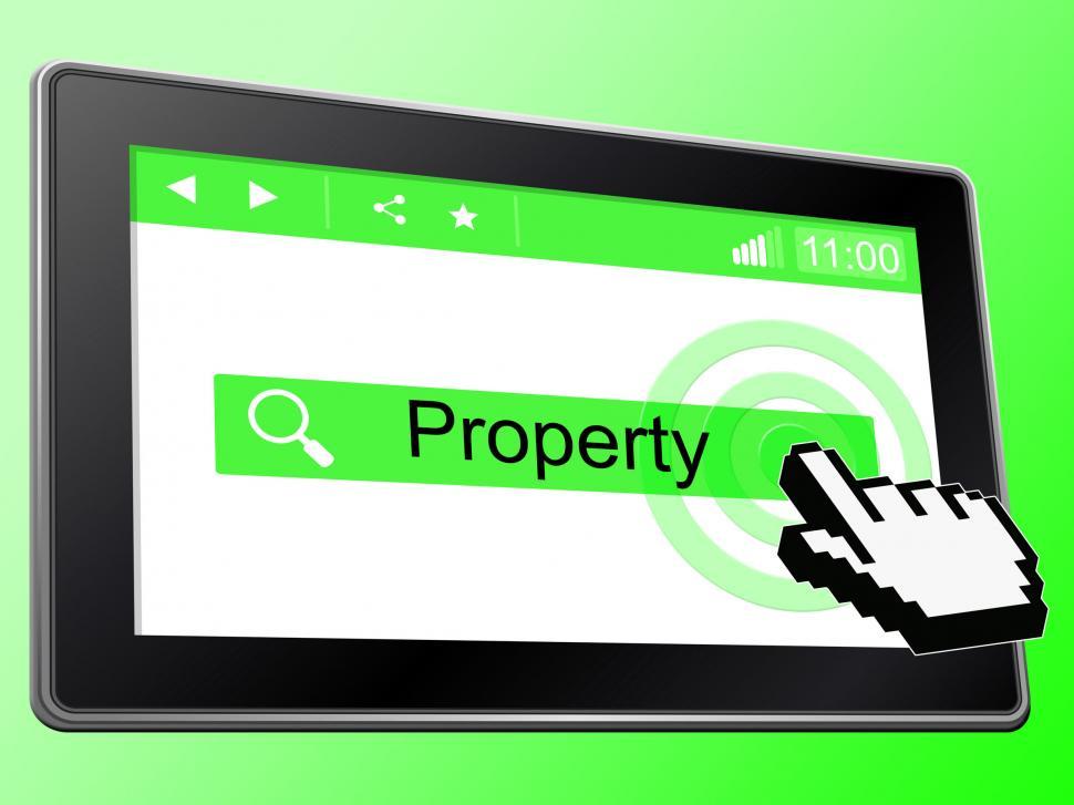 Free Image of Online Property Means World Wide Web And House 