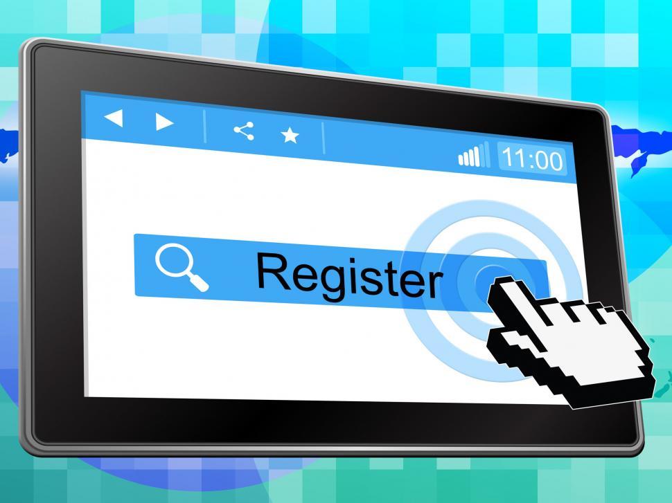 Free Image of Register Online Indicates World Wide Web And Membership 