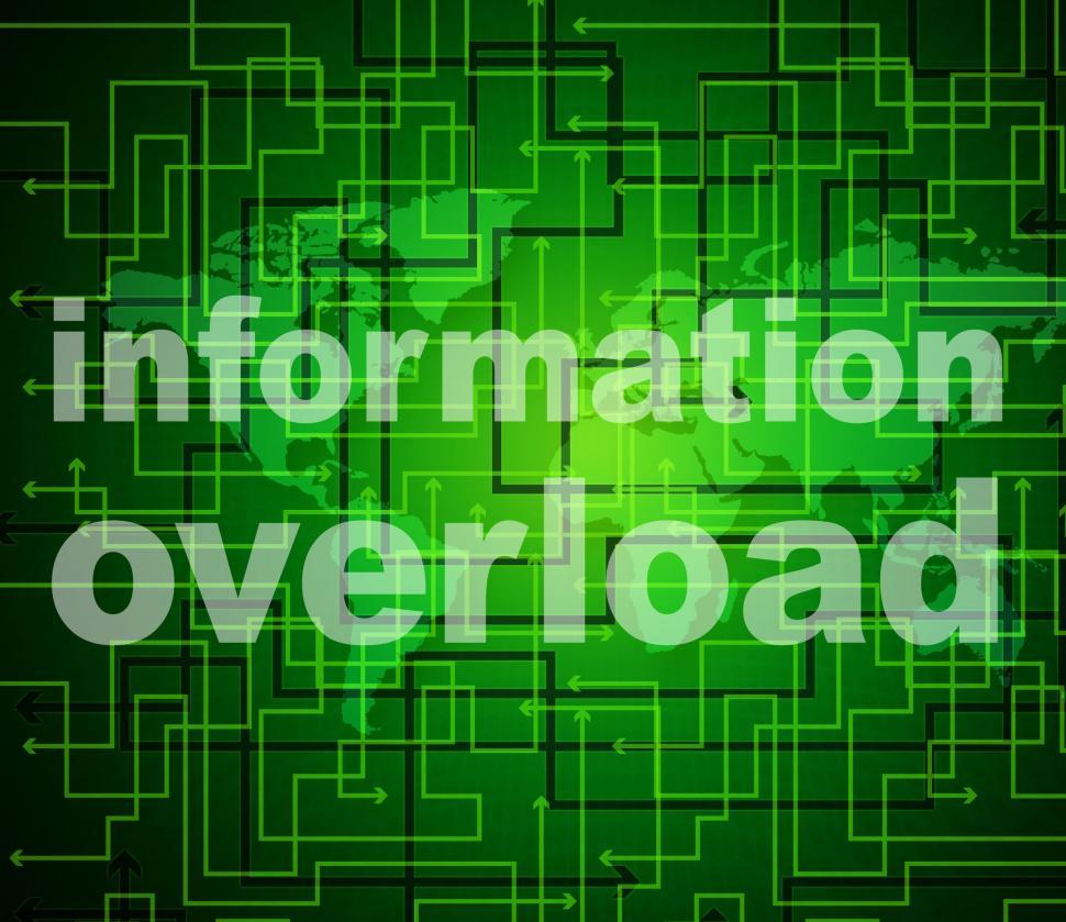 Free Image of Overload Information Shows Overloaded Fact And Answers 