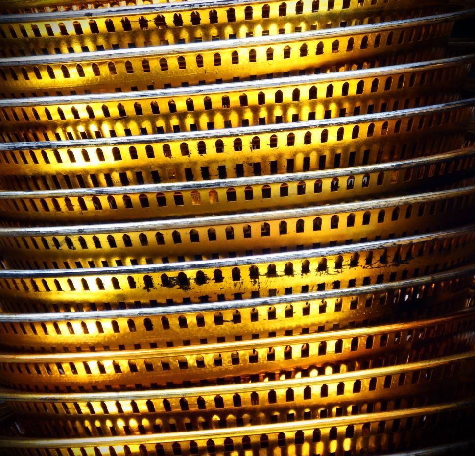Free Image of Gold Metal Background  