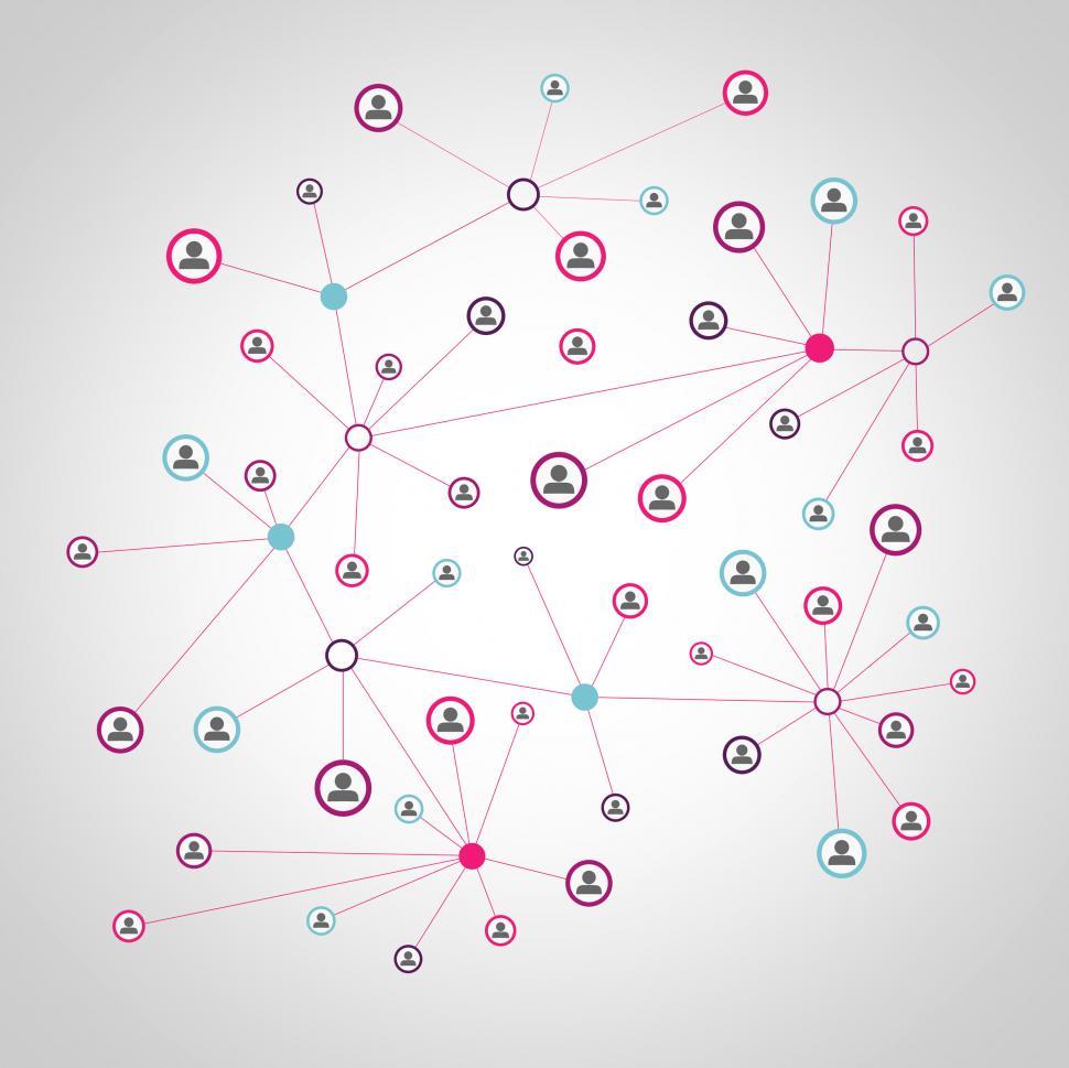 Free Image of A network of people within a company 