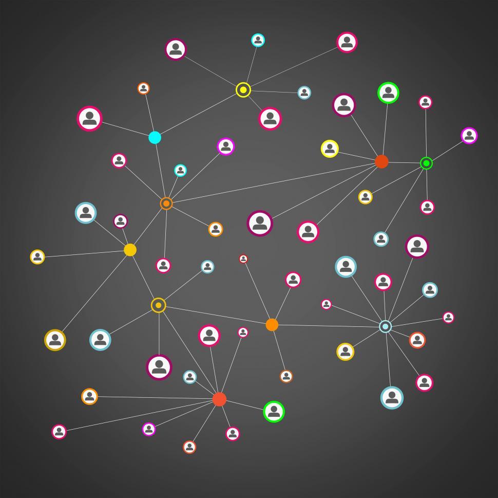 Free Image of A network of people within an organization 