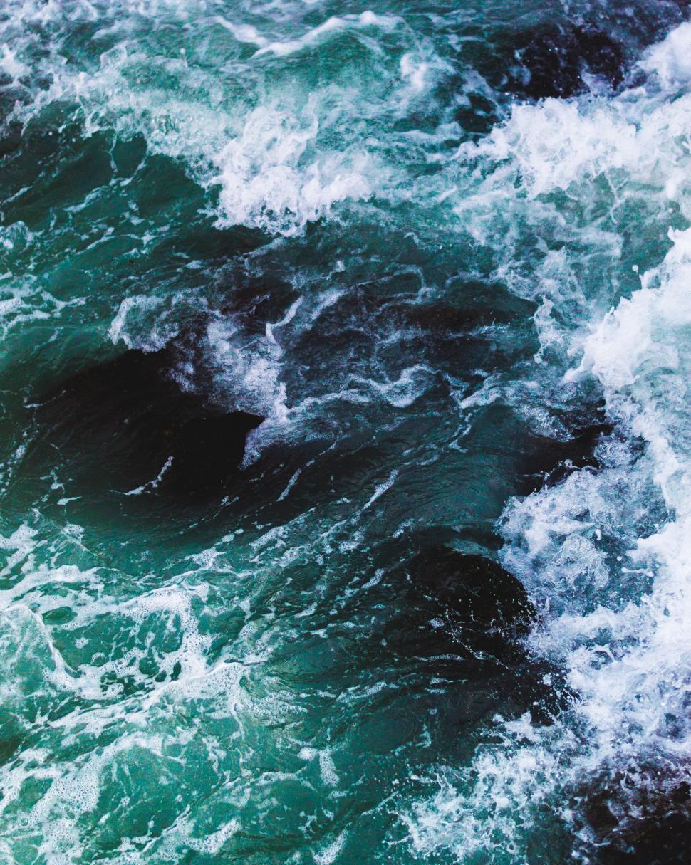 Free Image of A View of a Body of Water From Above 