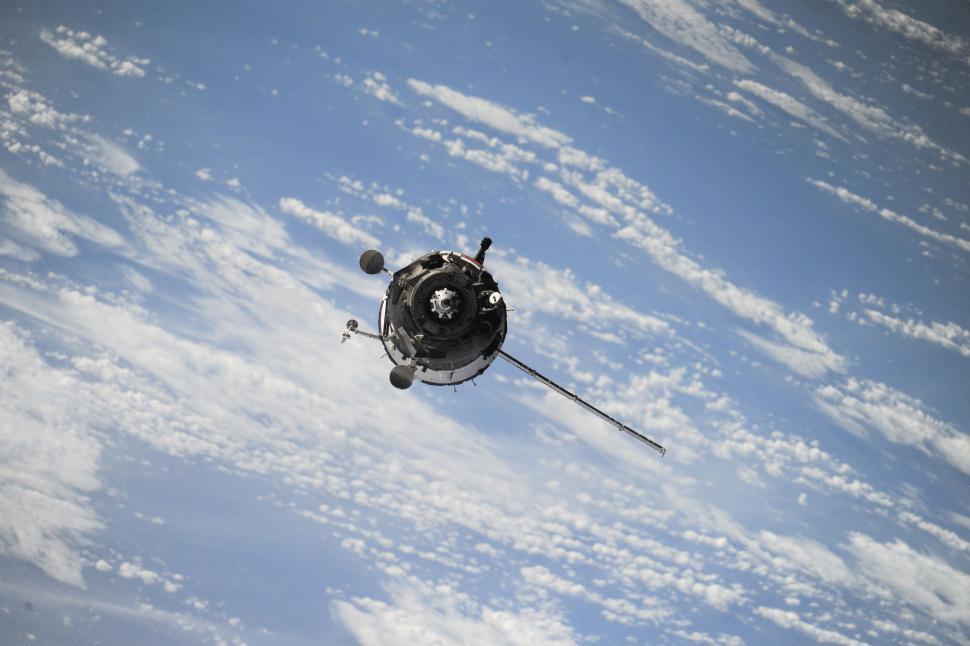 Free Image of Space Station in the Middle of Earth 