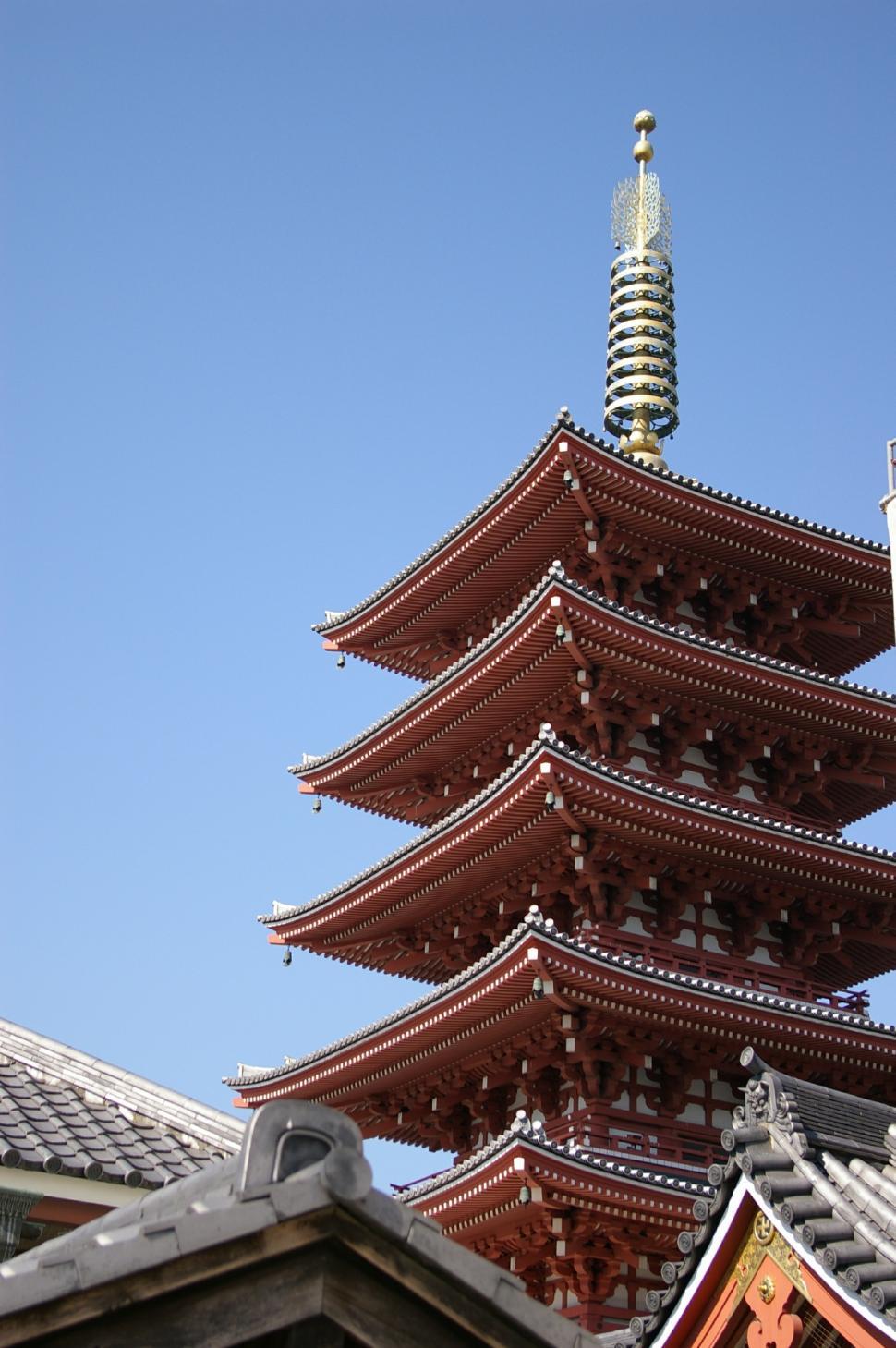 Free Image of Nara, Japan Pagoda 