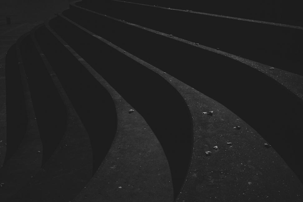 Free Image of Bench in the Dark 