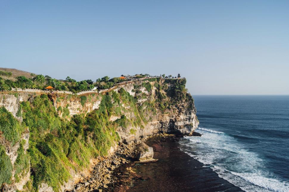 Free Image of Majestic Ocean Cliff Overlooking the Sea 