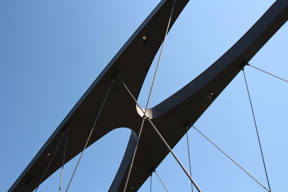 Free Image of Close Up View of the Top of a Bridge 