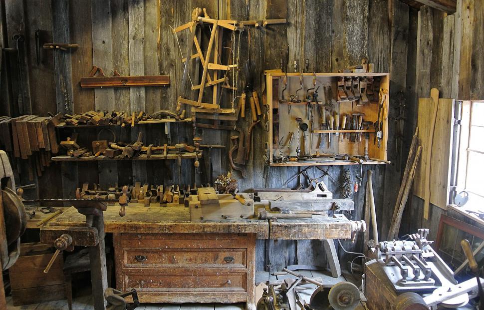 Free Image of Room Filled With Various Tools 