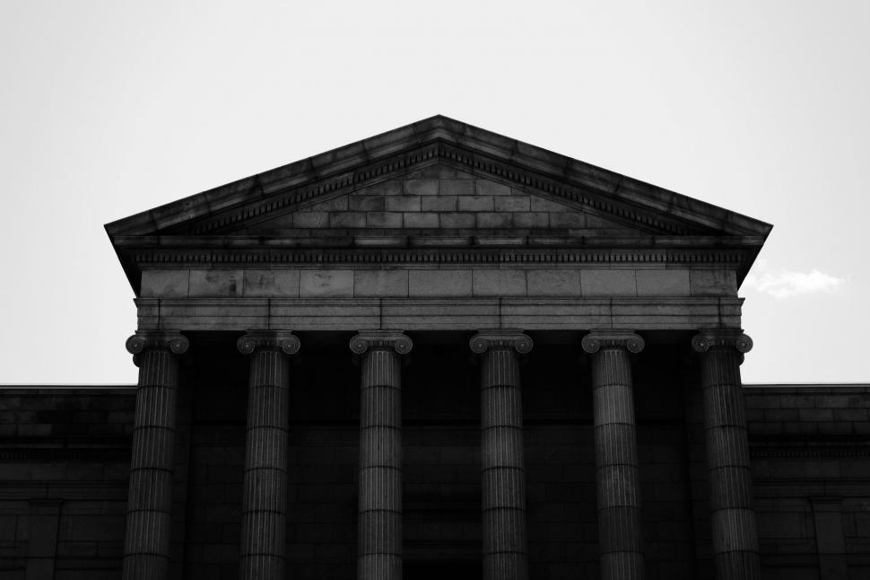 Free Image of Grand Building Facade With Columns 