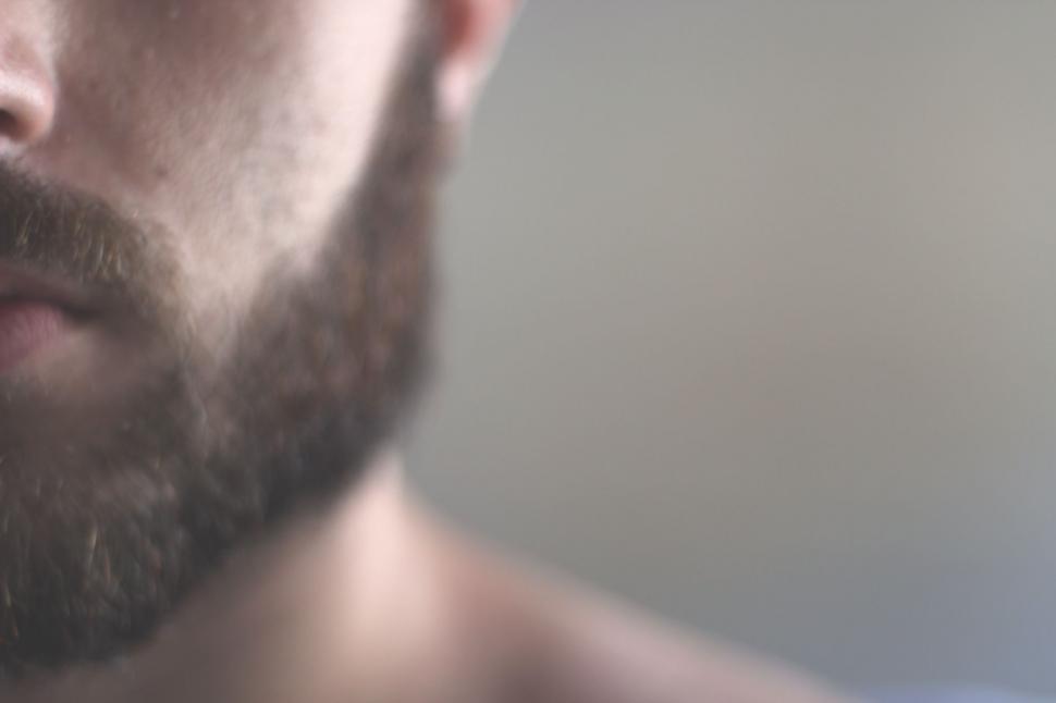Free Image of Close Up of Man With Beard 