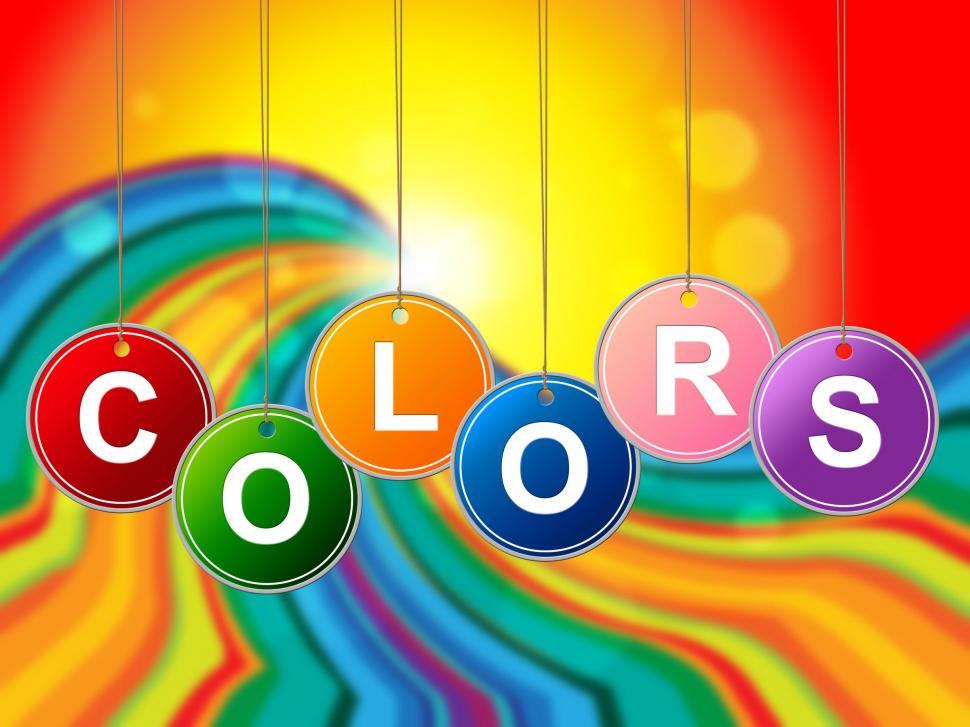 Free Image of Color Paint Shows Colourful Painting And Multicolored 