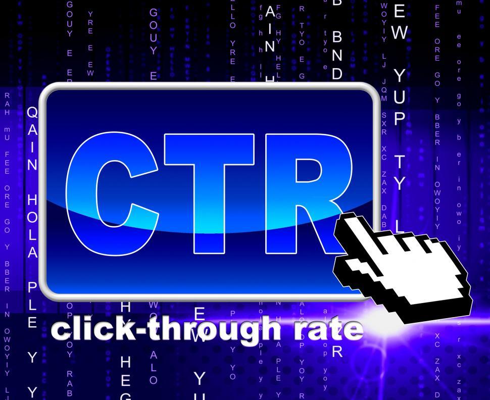 Free Image of Click Through Rate Indicates World Wide Web And Analytics 
