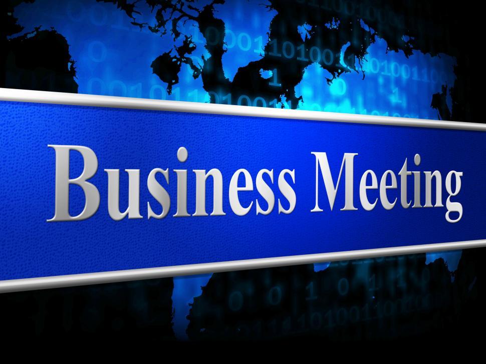 Free Image of Meetings Business Indicates Convene Conference And Commerce 