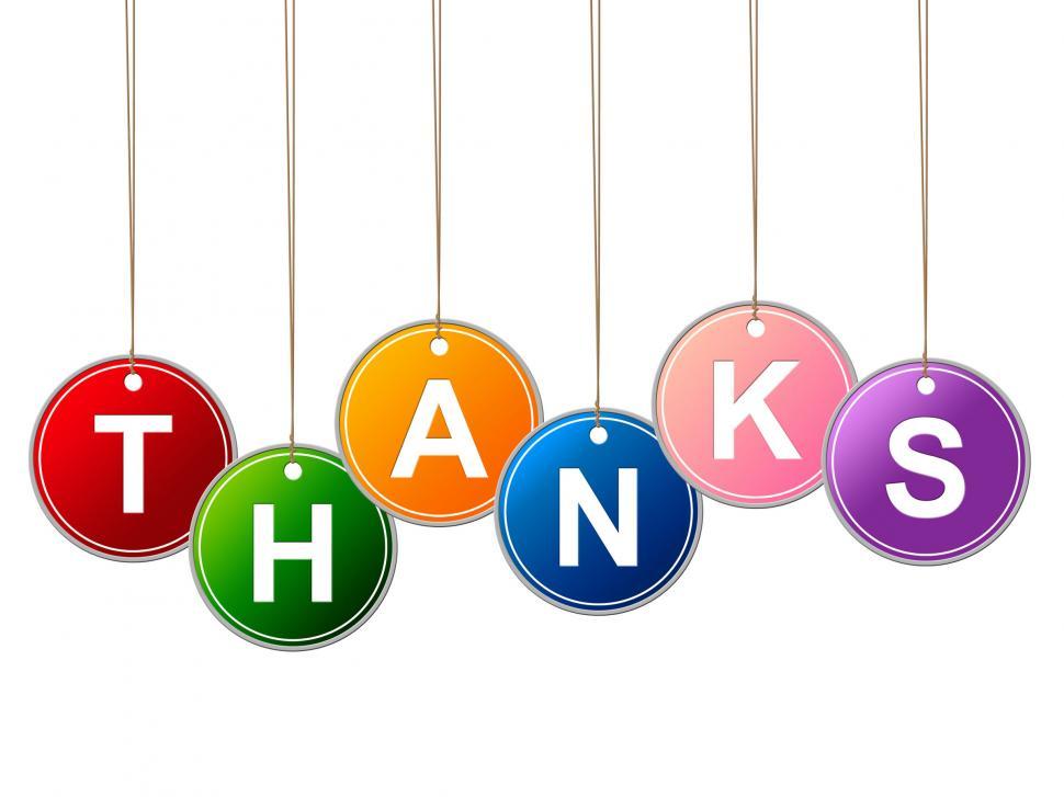 Free Image of Thank You Shows Many Thanks And Appreciate 