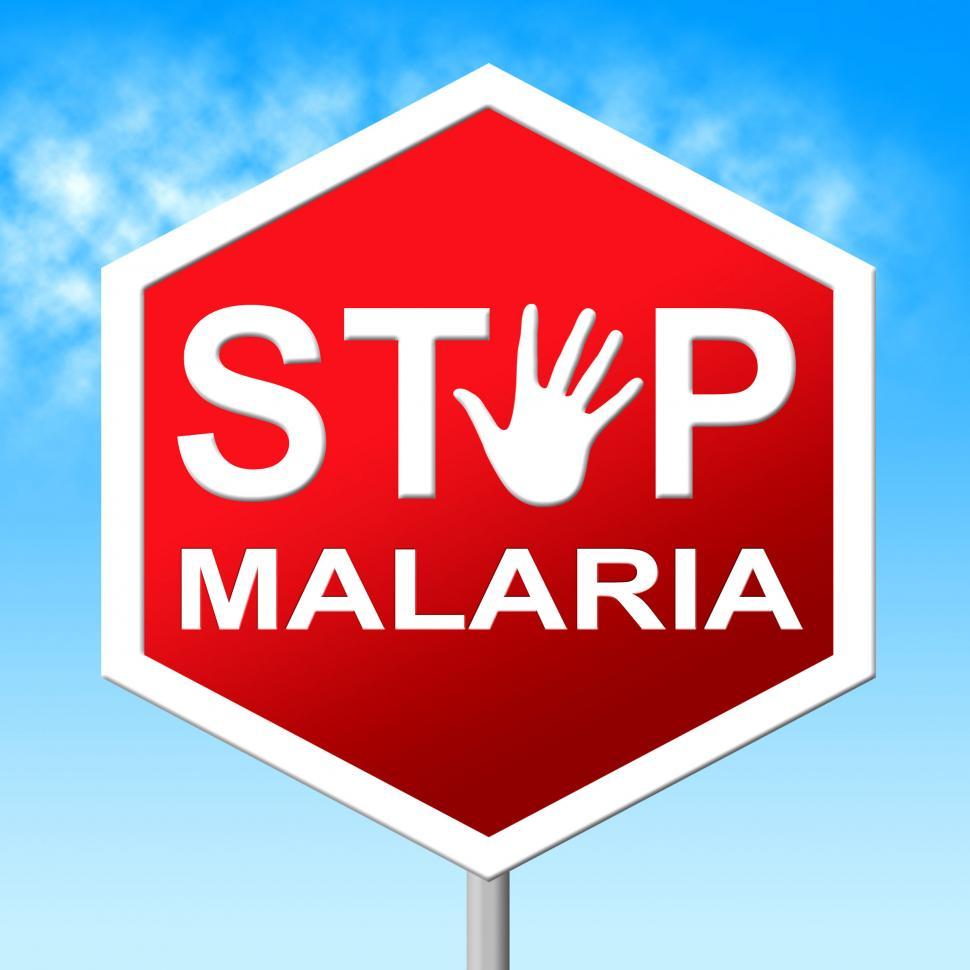 Free Image of Stop Malaria Means Warning Control And Mosquitoes 