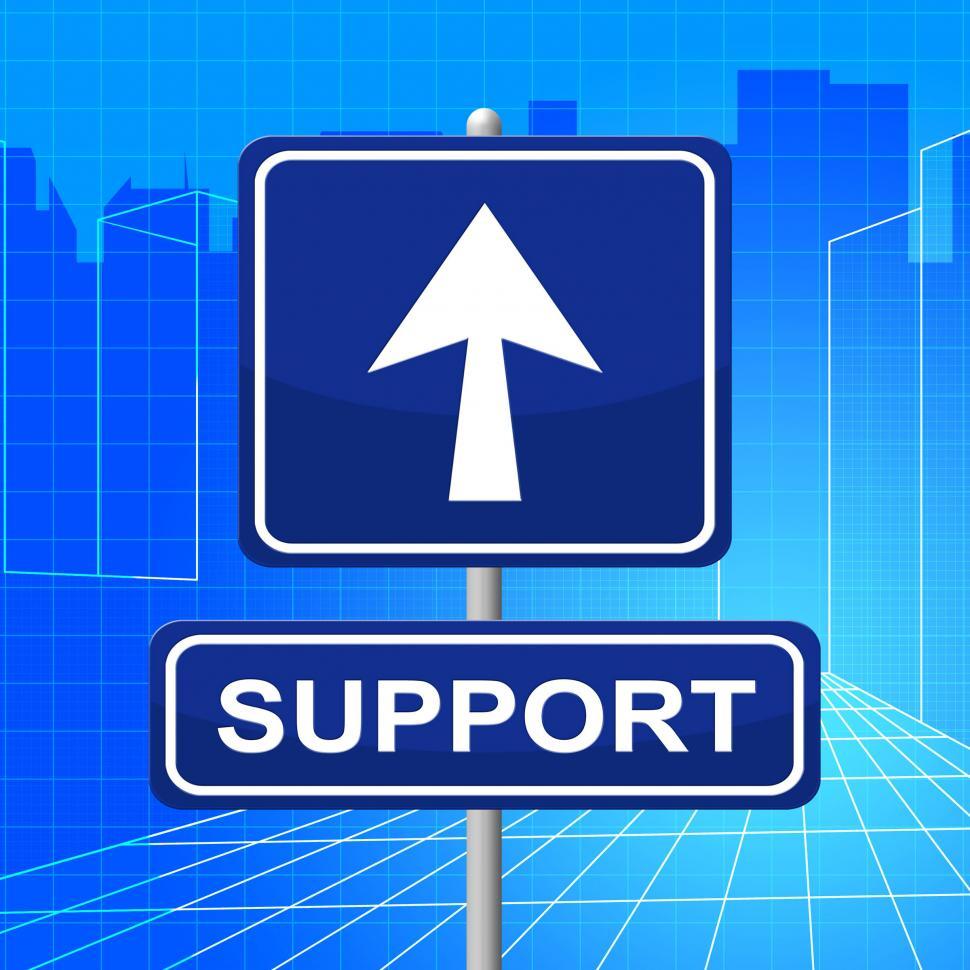 Free Image of Support Sign Means Information Info And Assist 