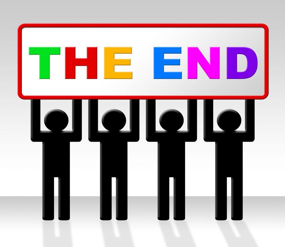Free Image of The End Represents Final Finale And Conclusion 