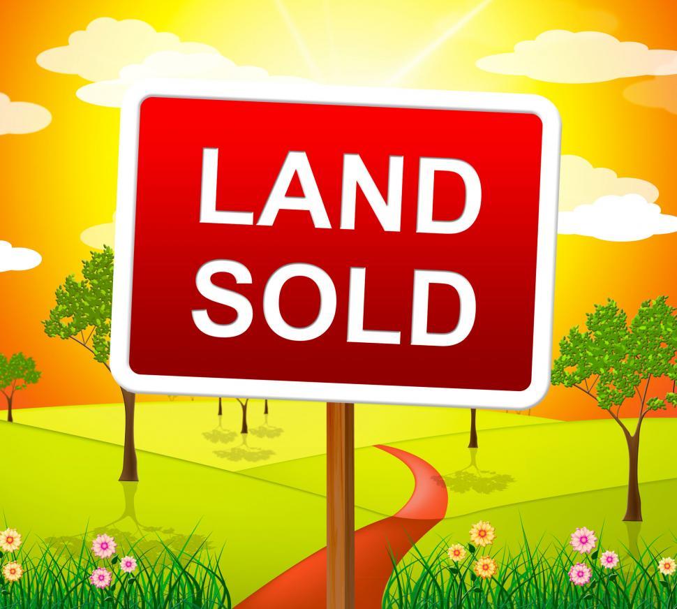 Free Image of Land Sold Indicates Real Estate Agent And Building 