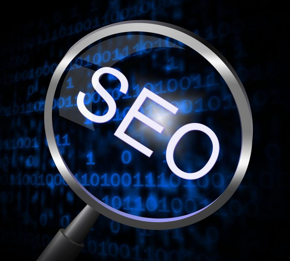 Free Image of Seo Magnifier Represents Online Website And Optimization 