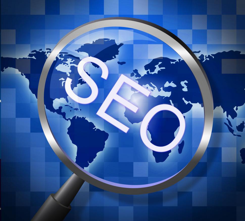Free Image of Seo Magnifier Indicates Websites Searching And Web 