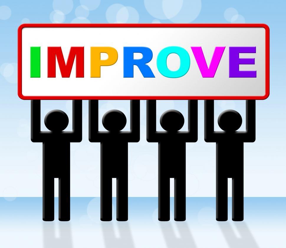 Free Image of Improvement Improve Indicates Progress Evolve And Advance 