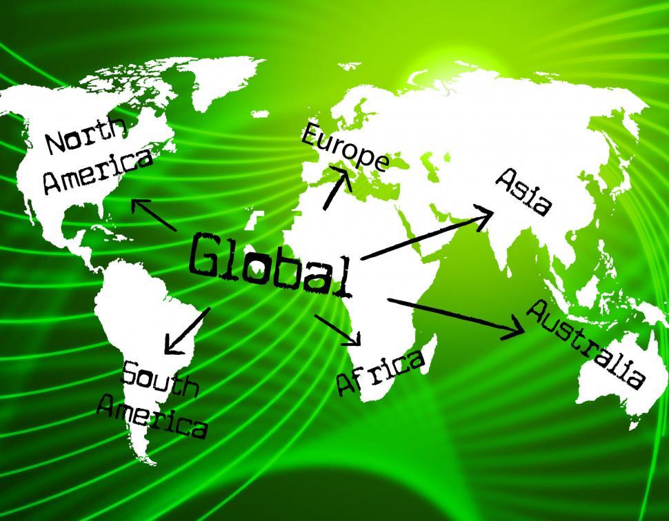Free Image of Global World Represents Commercial Trade And Corporate 