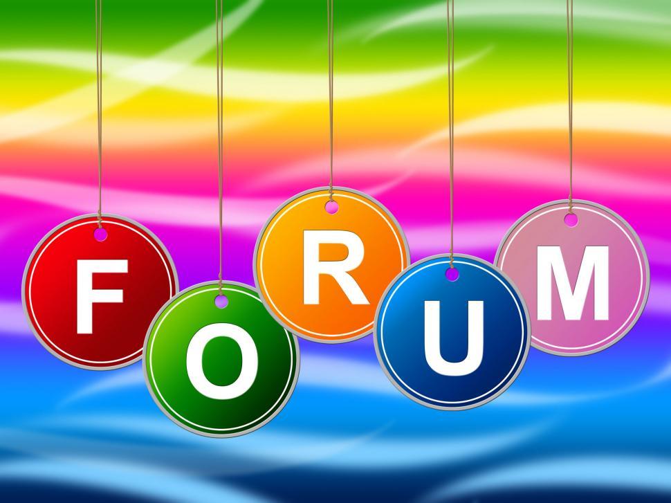 Free Image of Forums Forum Means Social Media And Website 