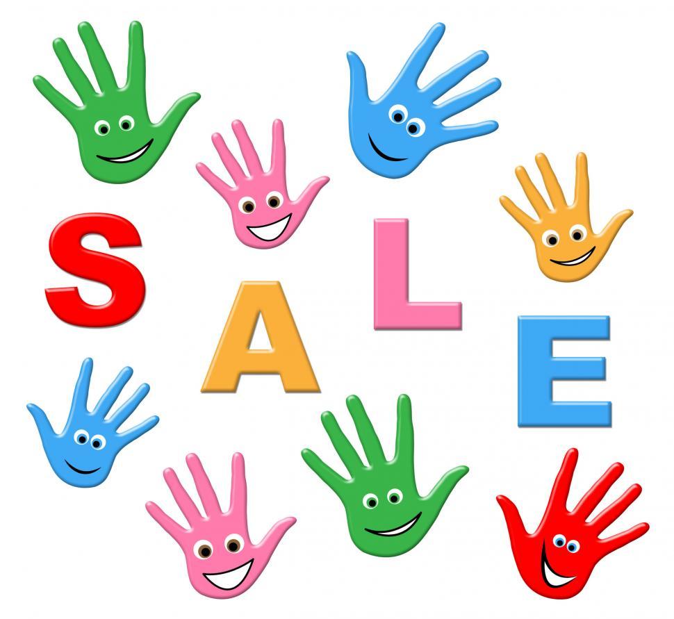 Free Image of Sale Kids Indicates Youngsters Savings And Promotional 