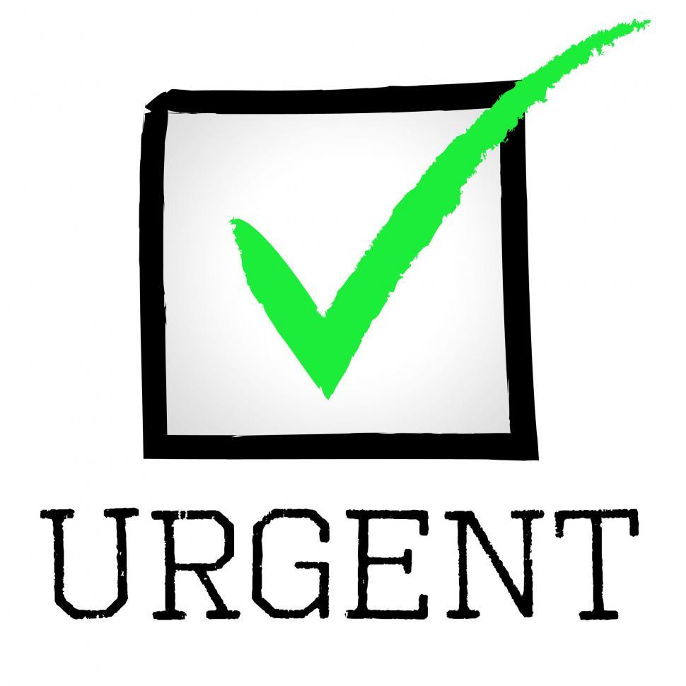 Free Image of Tick Urgent Means Rush Compelling And Speed 