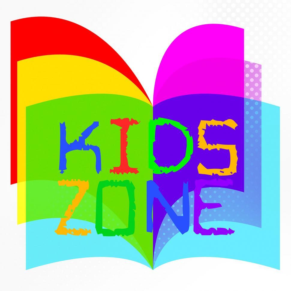 Free Image of Kids Zone Indicates Social Club And Apply 