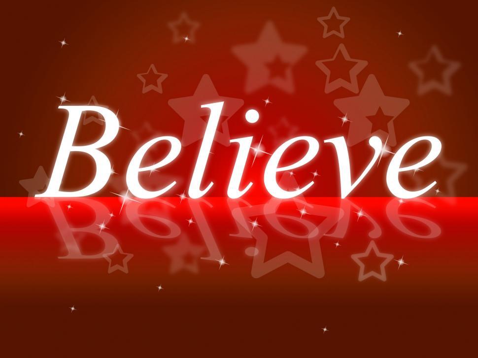 Free Image of Belief Shows Believe In Yourself And Hope 