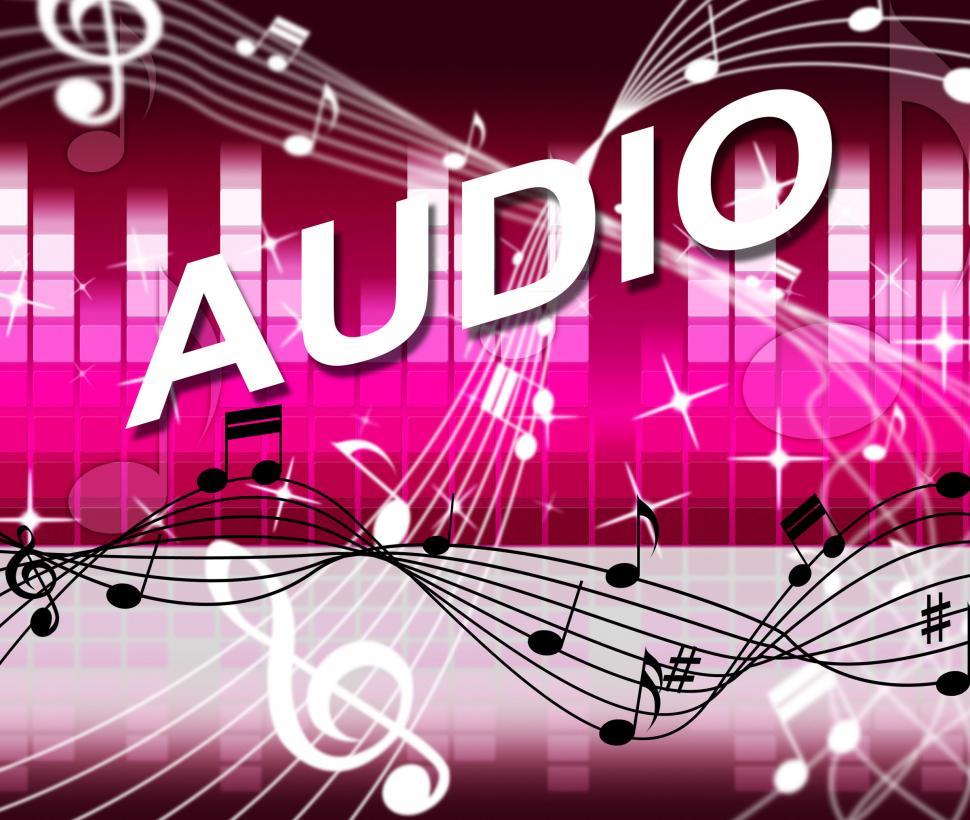 Free Image of Audio Music Shows Bass Clef And Melody 