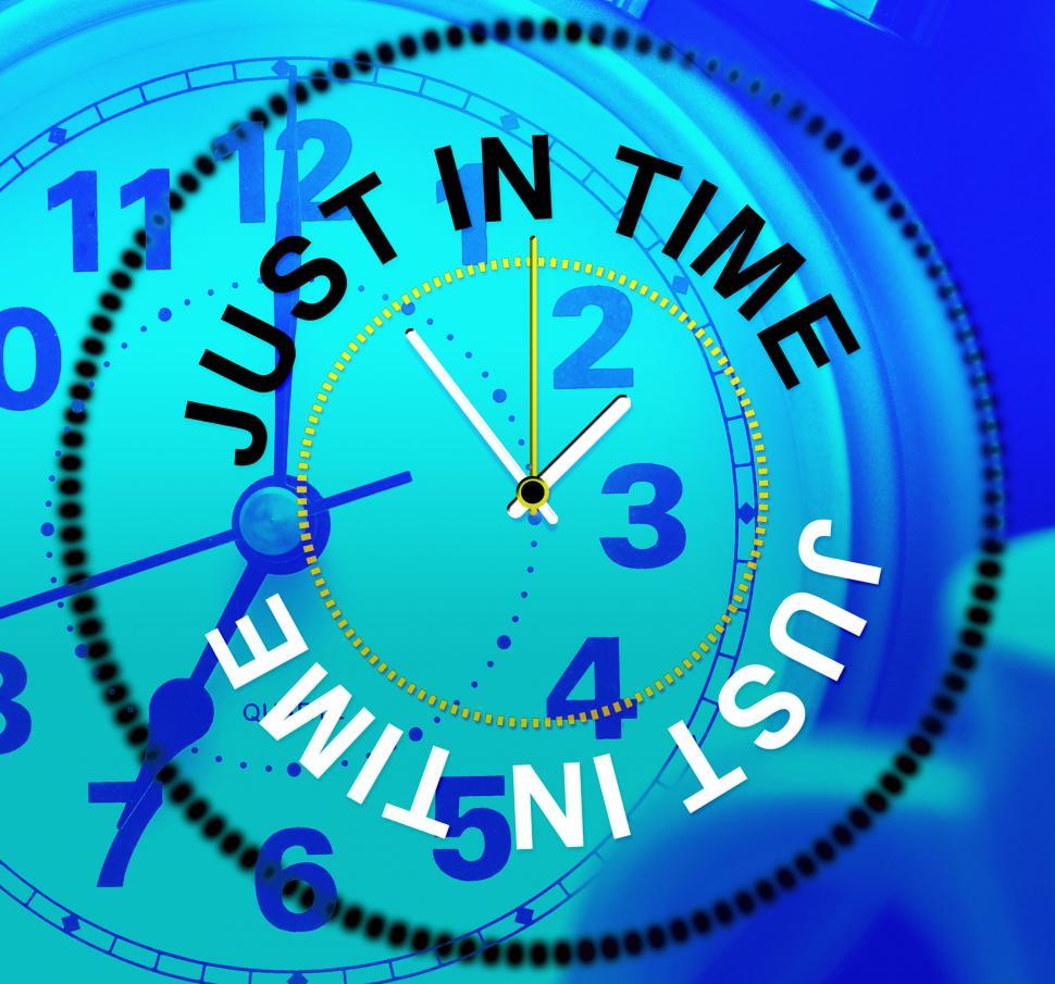 Free Image of Just In Time Indicates Being Late And Eventually 
