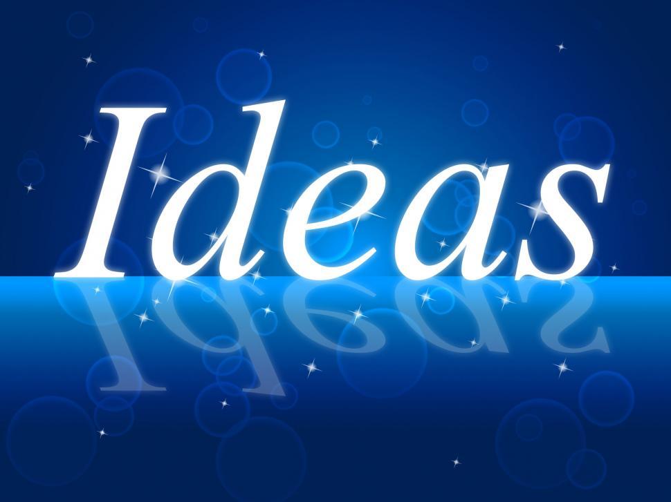 Free Image of Think Idea Shows Reflecting Concepts And Innovation 