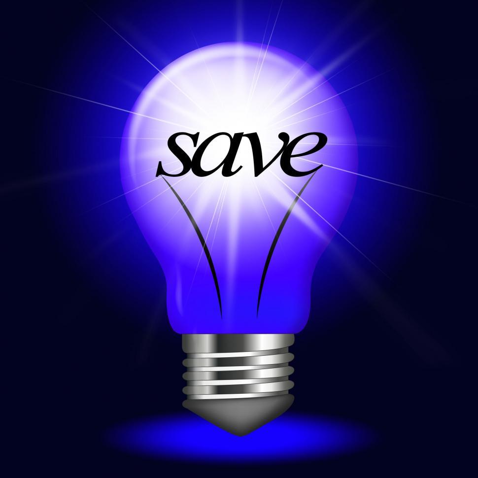 Free Image of Lightbulb Save Indicates Savings Investment And Capital 