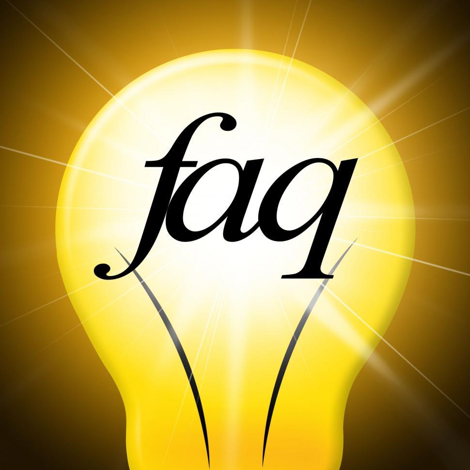 Free Image of Faq Questions Shows Help Faqs And Asking 