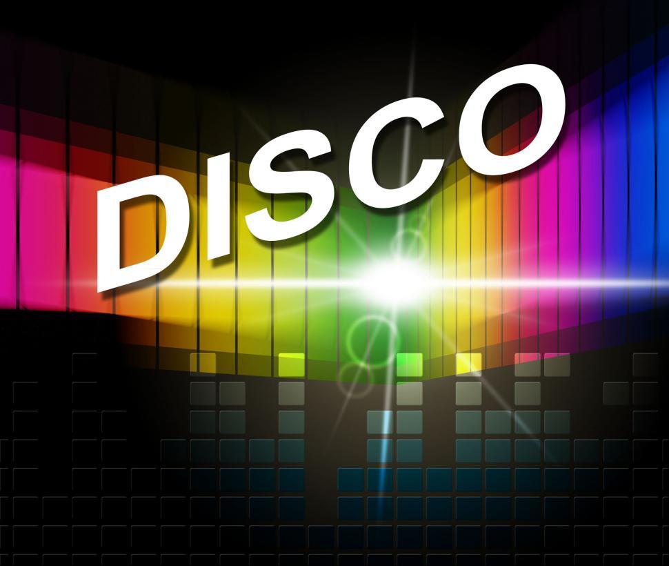 Free Image of Disco Music Represents Sound Track And Acoustic 