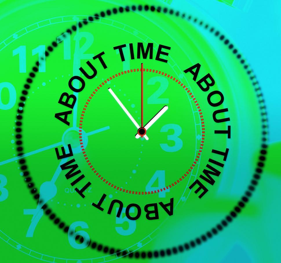 Free Image of About Time Represents Being Late And Hurry 