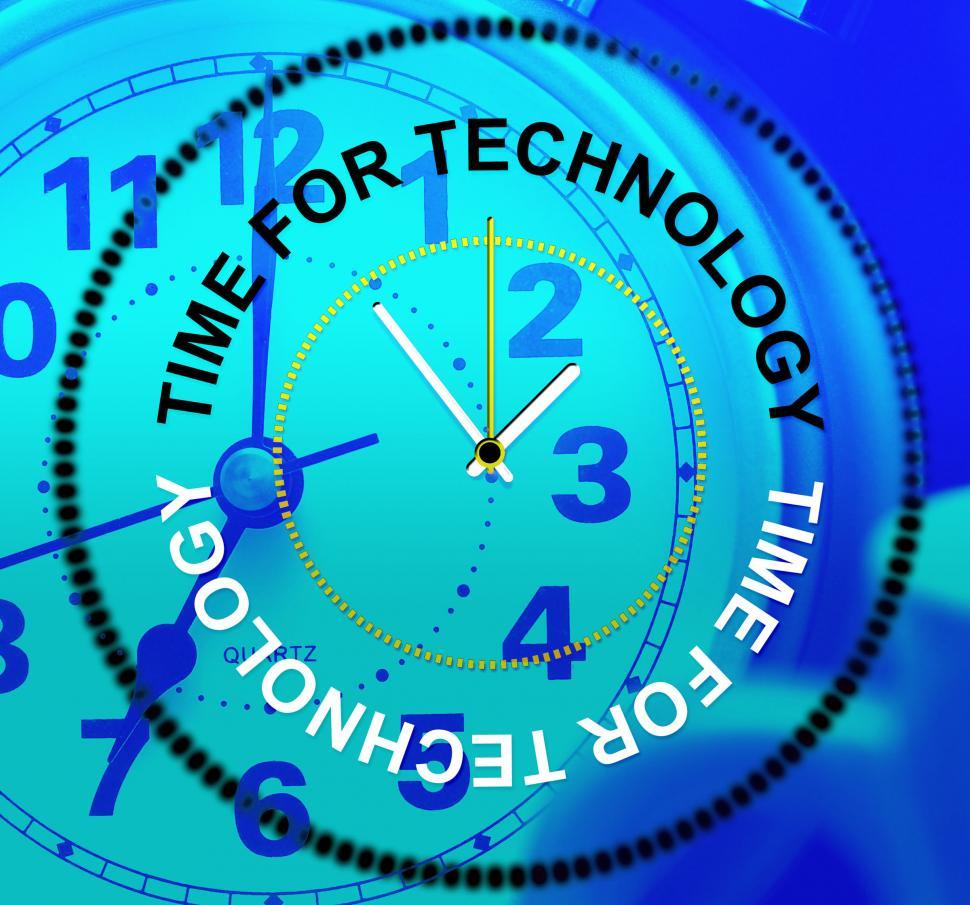 Free Image of Time For Technology Means Digital Data And Facts 