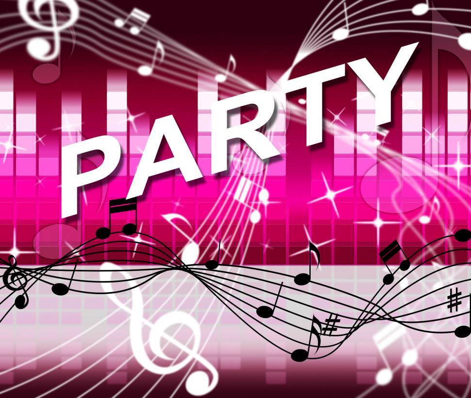 Free Image of Music Party Represents Sound Track And Joy 