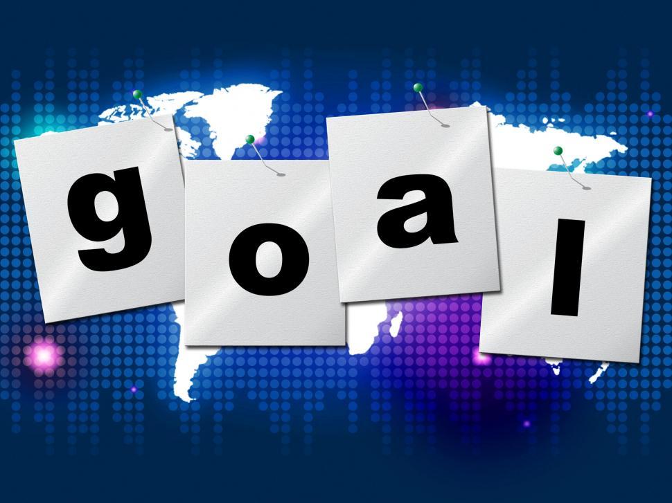Free Image of Goals Goal Means Desires Aspiration And Future 