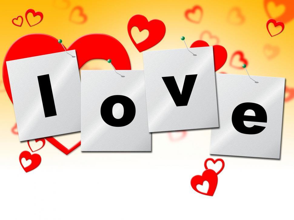 Free Image of Love Heart Means Romantic Relationship And Affection 
