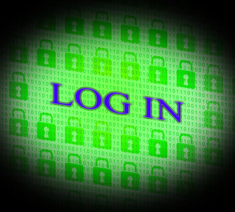 Free Image of Log In Shows World Wide Web And Encryption 
